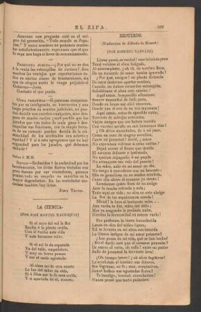 La ciencia. : [Poesía]