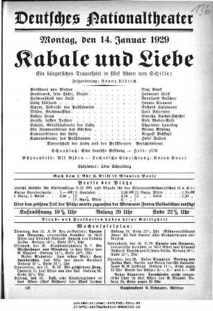 Kabale und Liebe