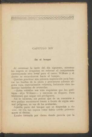 Capítulo XIV - En el bosque