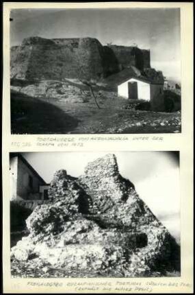 Tortraverse und byzantinischer Torturm