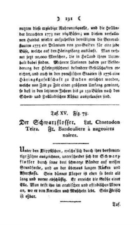 ¬Der¬ Schwarzflosser : Taf. XV, Fig. 78