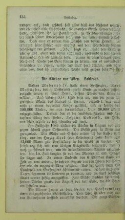 Die Türken vor Wien. Sobieski