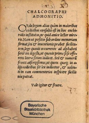 Enchiridion de verborum et rerum significatione ex Pandectis