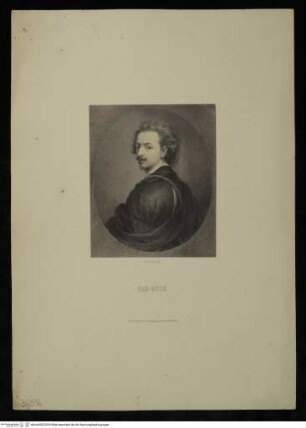 Portrait des Anton Van Dyck - Selbstporträt Van-Dyck