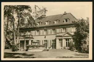 Landhaus Johann Schiff, Berlin-Wannsee: Gartenseite