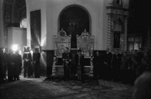 Chisinau: König und Königin-Mutter in der Kathedrale