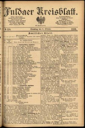 Ausgabe vom Dienstag, den 06. Oktober 1896.
