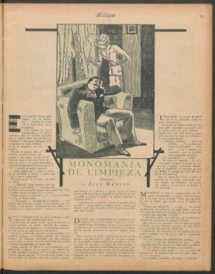 Monomanía de limpieza : (cuento)