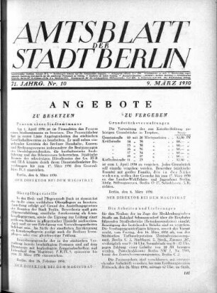 1930,10: Nr. 10, 9. März 1930