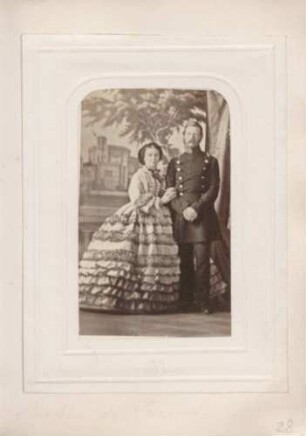 Kronprinz Friedrich Wilhelm und Kronprinzessin Viktoria ("Duchesse de Parma")