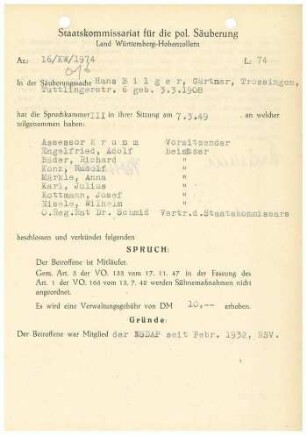 Bilger, Hans