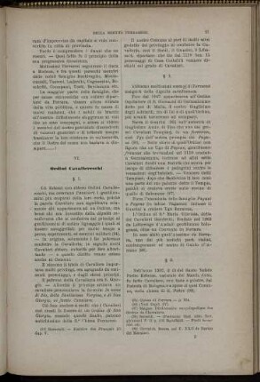 VI. Ordini Cavallereschi