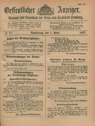 1. April-30. Juni 1897= 77-150