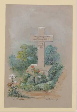 Das Grab der Marianne von Willemer