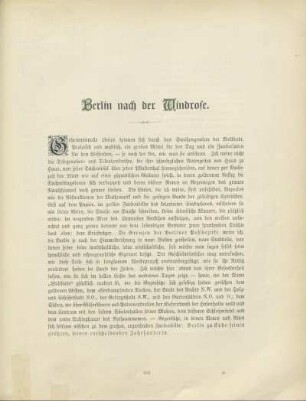 Berlin nach der Windrose