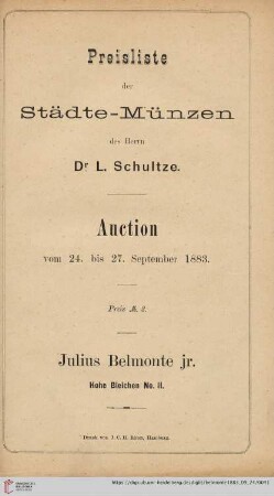 Preisliste