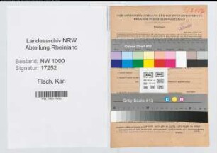 Entnazifizierung Karl Flach, geb. 02.04.1899 (Angest.)