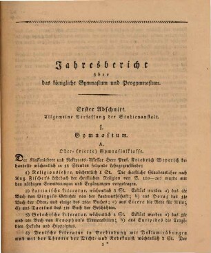 Jahresbericht der Königlichen Studienanstalt zu Würzburg : für das Studienjahr ... 1818/19