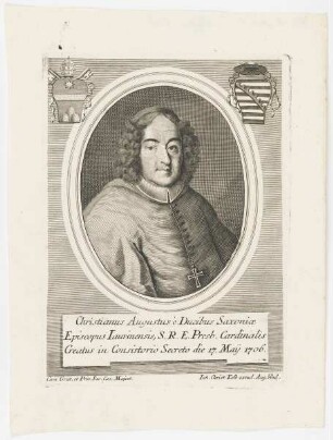 Bildnis des Christianus Augustus von Sachsen