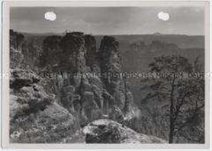 Elbsandsteingebirge, Bastei, Sächsische Schweiz, Elbe