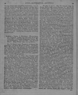 Kreil, J.: Mnemosyne, ein Tagebuch, geführt auf einer Reise durch das lombardisch-venetianische Königreich, Illyrien, Tyrol und Salzburg 1815 und 1816. T. 1-2. Leipzig, Pest: Hartleben 1817