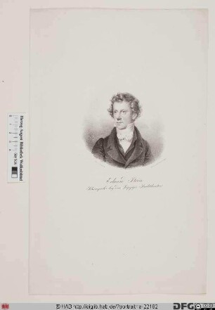 Bildnis Franz Matthias von Treuenfeld (Ps. Eduard Stein)