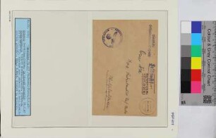 Dienstbrief, Schiffsname/Landeinheit: Z 27, Feldpostnr. 42903; Frankatur, Mi.-Nr.: [Keine]; Poststempel: ad 03.3.42.-24; Nebenstempel: Dienststelle Feldpost-Nr. M42903