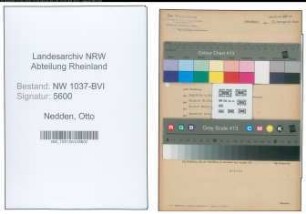 Entnazifizierung Otto Zur Nedden , geb. 18.04.1902 (Professor)