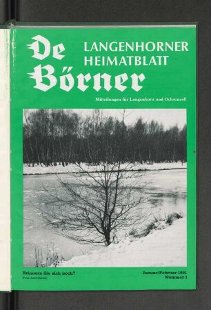 Januar/Februar 1991, Nummer 1