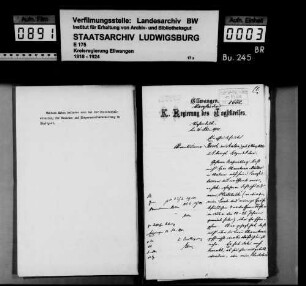 Oberamtsdiener, Hausmeister und Hausverwalter beim Oberamt Aalen