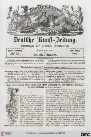 Nr. 22 (28. Mai 1865)