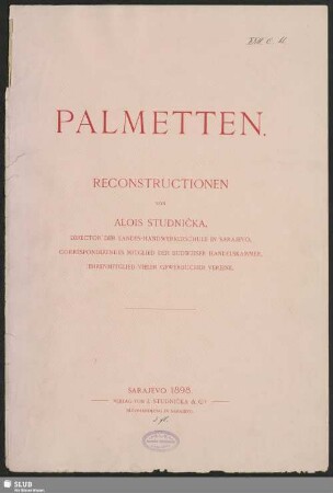 Palmetten : Reconstructionen