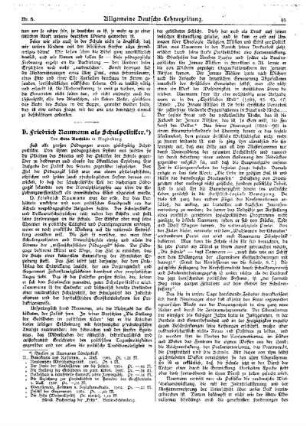Friedrich Naumann als Schulpolitiker