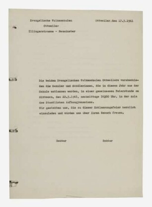 Chronik der Evang. Volksschule Ottweiler