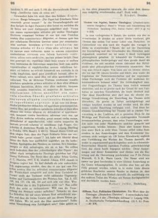 94 [Rezension] Thomas de Aquino, Summa Theologica ; 6.Wesen und Ausstattung des Menschen