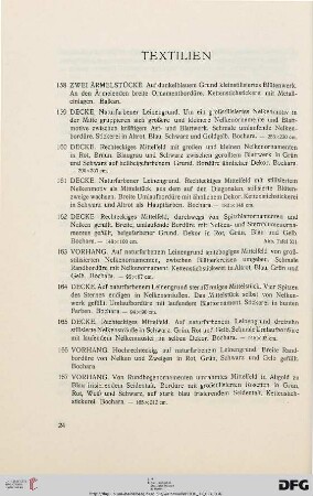 Textilien (Nr.158-183)