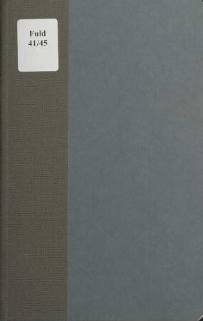 Katalog der Leihbibliothek von Aloys Maier's Buchhandlung in Fulda