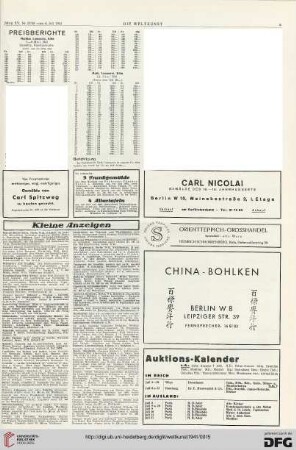 Nr. 27/28 (6. Juli 1941), S. 5: Preisberichte