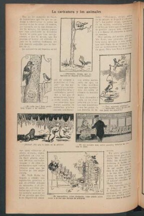 La caricatura y los animales