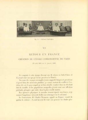 VI. Retour en France, création de l'école cambodgienne de Paris ...