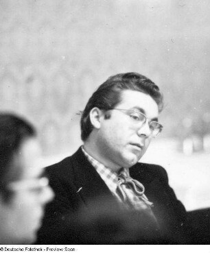Peter Schreier während der Abschlußfeier