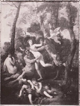 Pan und Syrinx / Die Nymphe Syrinx wird von Pan verfolgt