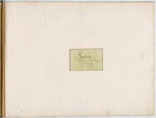 Titelblatt: Sophoia, Florentia, Mantua, Parma : Theatri urbii, pars prima / [Johann George Starck]
