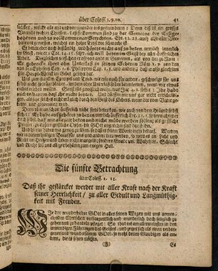 41-52, Die fuenfte Betrachtung