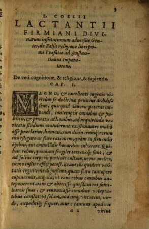 Divinae Institutiones : Lib. VII.