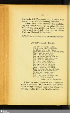 Zweiundzwanzigstes Kapitel