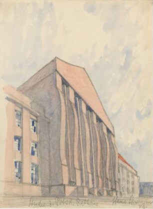 Studie zum Potsdamer Rathaus