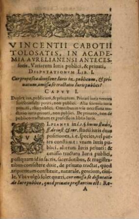 Variae juris publici ... disputationes : libri duo