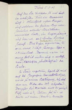86r-87r 5.5.1905 Tunis, Bardo: Musée Alaoui