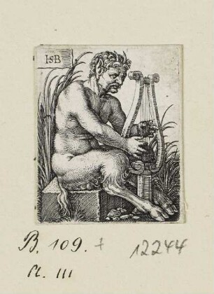 Leierspielender Satyr